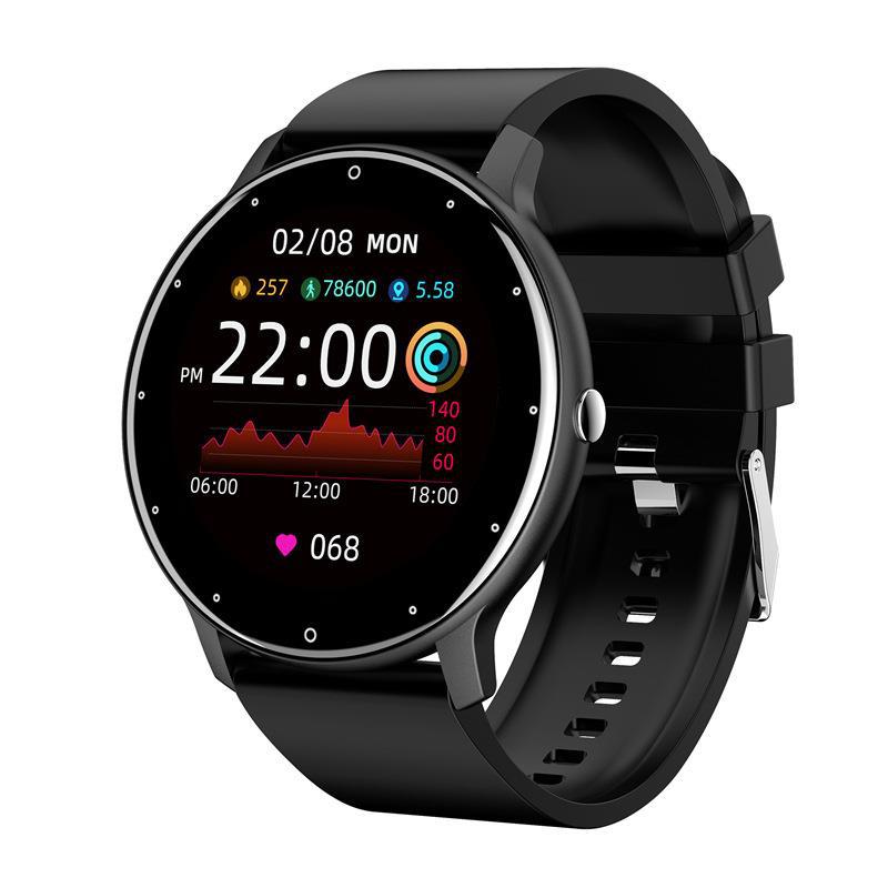 ZL02D Smart Fitness Watch — Heart Rate, Blood Pressure, Sleep Tracking & IP67 Waterproof