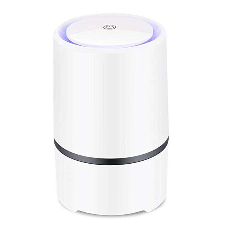 Air Purifier Air Cleaner for Home HEPA Filters 5v USB  cable Low Noise Air Purifier with Night Light Desktop GL2103