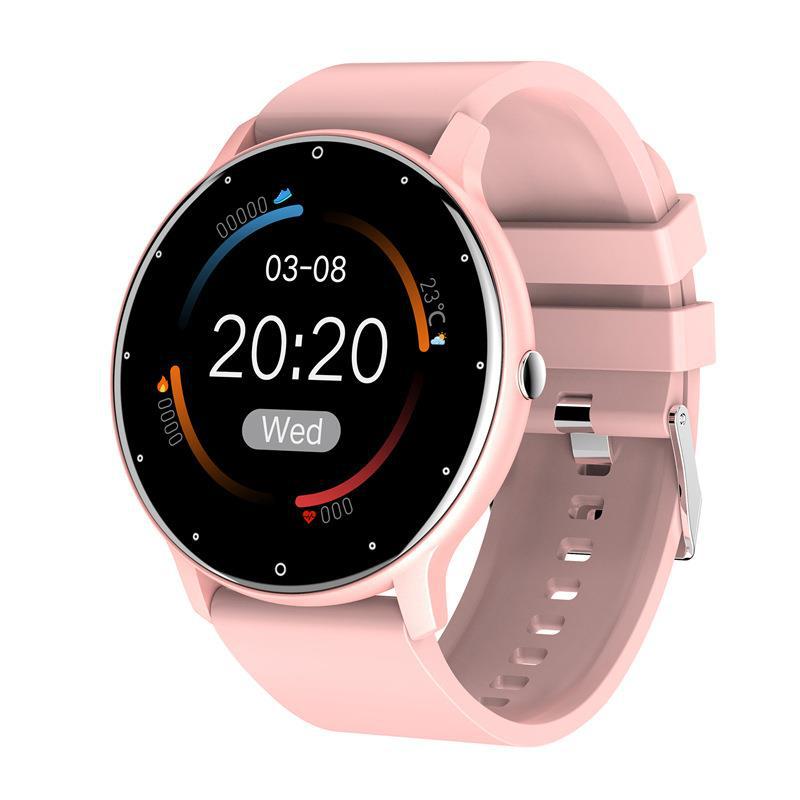 ZL02D Smart Fitness Watch — Heart Rate, Blood Pressure, Sleep Tracking & IP67 Waterproof