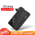 Baseus GaN 2-in-1 Power Bank & Wall Charger — 10000mAh, 45W USB-C PD Fast Charging