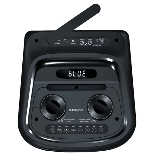 IQ Sound TorusFLEX 2x10-Inch Portable Bluetooth DJ Speaker