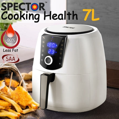 Spector 7L Air Fryer LCD Healthy Cooker Low Fat OilFree Kitchen Oven
